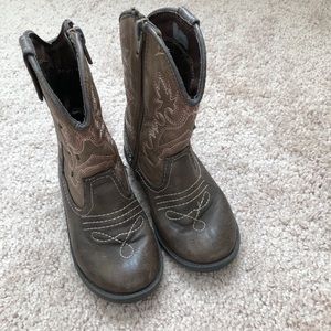 Cherokee Toddler Brown Cowgirl Boots
